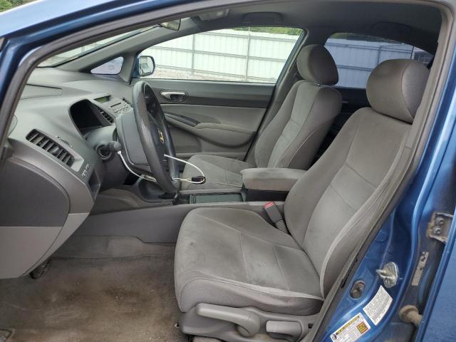 1HGFA16528L051933 - 2008 HONDA CIVIC LX BLUE photo 7