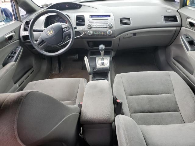 1HGFA16528L051933 - 2008 HONDA CIVIC LX BLUE photo 8