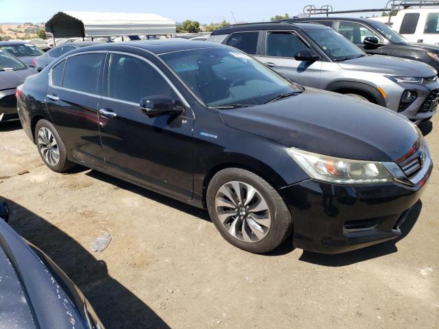 1HGCR6F50FA007947 - 2015 HONDA ACCORD HYBRID EXL BLACK photo 4