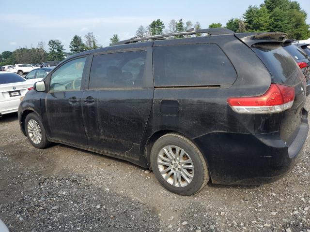 5TDYK3DC5BS098350 - 2011 TOYOTA SIENNA XLE BLACK photo 2