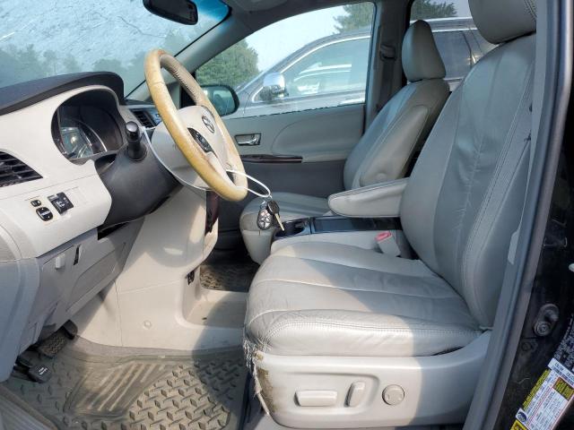 5TDYK3DC5BS098350 - 2011 TOYOTA SIENNA XLE BLACK photo 7