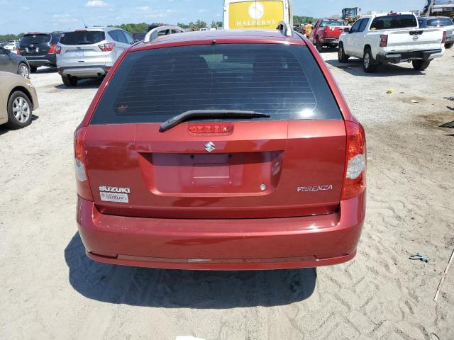 KL5JJ86Z35K105901 - 2005 SUZUKI FORENZA LX RED photo 6