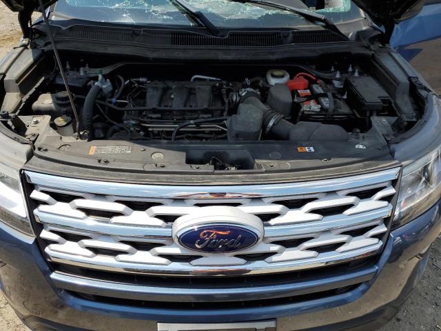 1FM5K8D87JGC61550 - 2018 FORD EXPLORER XLT Синий фото 12