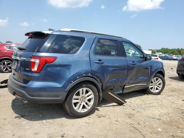 1FM5K8D87JGC61550 - 2018 FORD EXPLORER XLT Синий фото 3