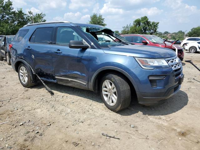 1FM5K8D87JGC61550 - 2018 FORD EXPLORER XLT Синий фото 4