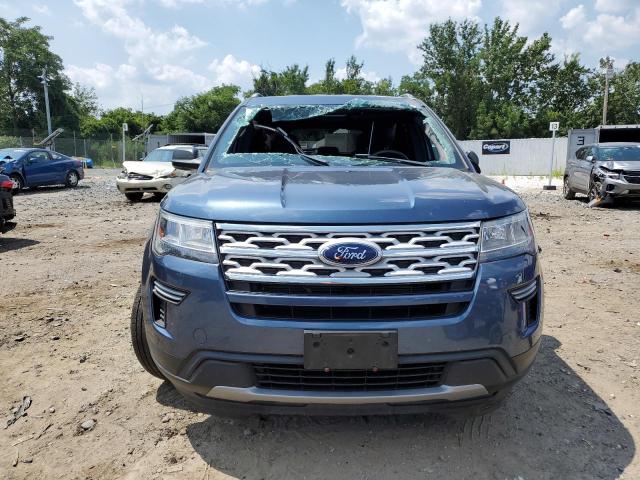 1FM5K8D87JGC61550 - 2018 FORD EXPLORER XLT Синий фото 5