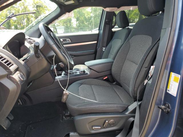 1FM5K8D87JGC61550 - 2018 FORD EXPLORER XLT Синий фото 7