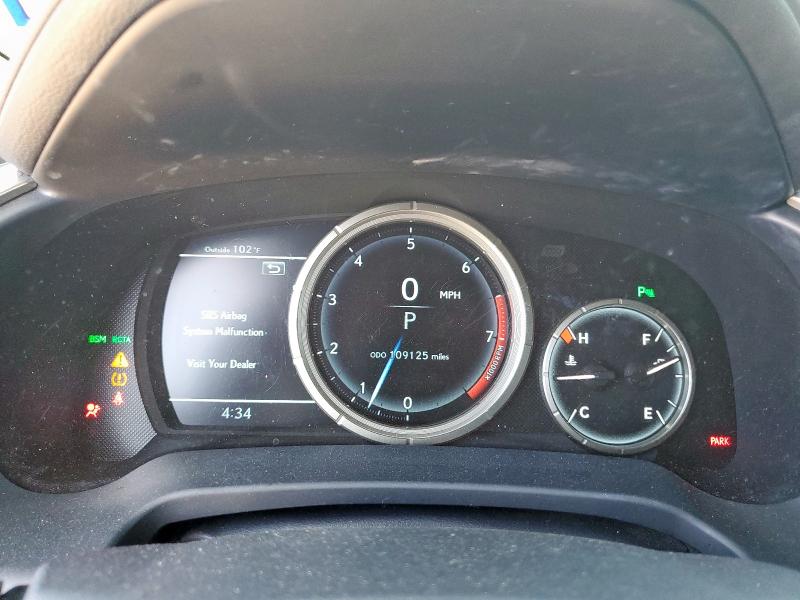 2T2BZMCA4GC001819 - 2016 LEXUS RX 350 BASE ნაცრისფერი ფოტო 9