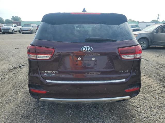 5XYPKDA5XHG200920 - 2017 KIA SORENTO SX BURGUNDY photo 6