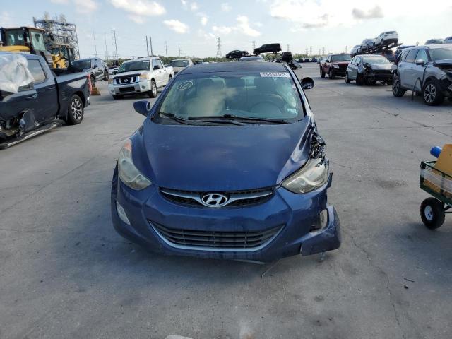 KMHDH4AEXDU633627 - 2013 HYUNDAI ELANTRA GLS BLUE photo 5