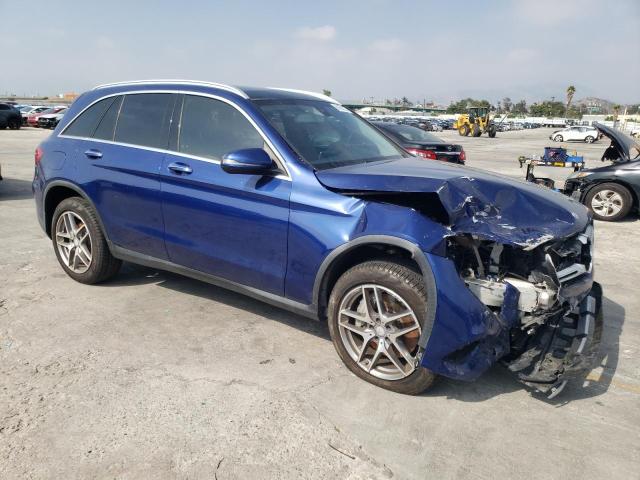 WDC0G4JB8HF121882 - 2017 MERCEDES-BENZ GLC 300 BLUE photo 4