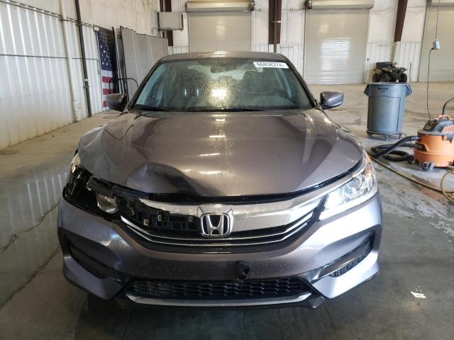 1HGCR2F3XGA137422 - 2016 HONDA ACCORD LX GRAY photo 5