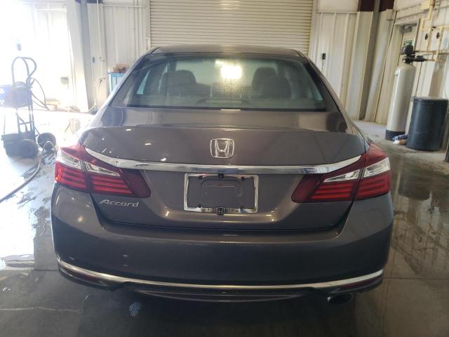 1HGCR2F3XGA137422 - 2016 HONDA ACCORD LX GRAY photo 6