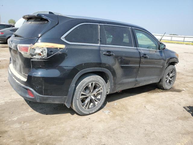 5TDJKRFH2GS294539 - 2016 TOYOTA HIGHLANDER XLE BLACK photo 3