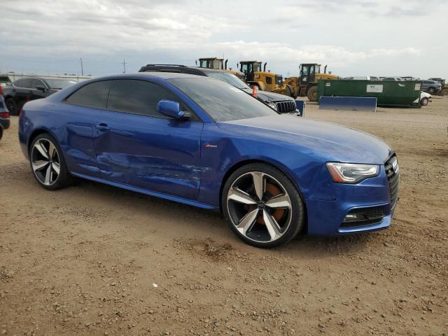 WAU3GAFR1FA043587 - 2015 AUDI S5 PRESTIGE Bleu photo 4