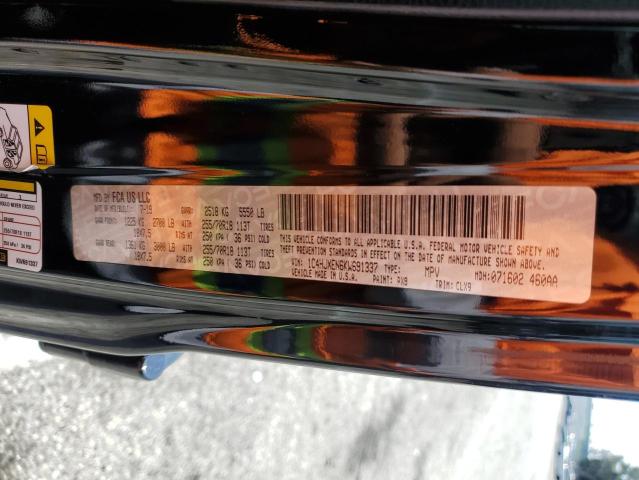 1C4HJXEN6KW691337 - 2019 JEEP WRANGLER U SAHARA Чорний фото 12