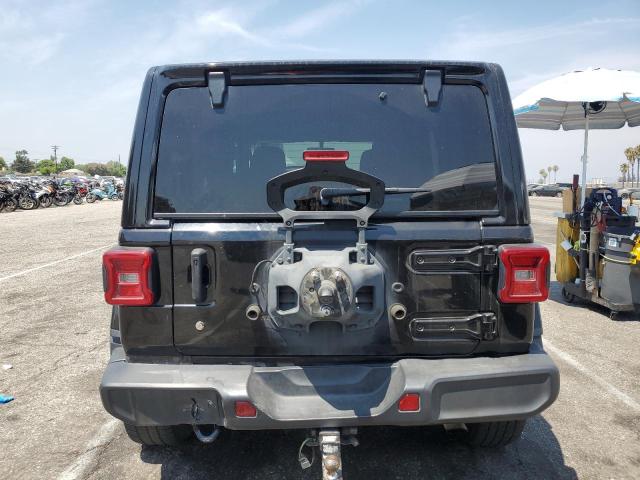 1C4HJXEN6KW691337 - 2019 JEEP WRANGLER U SAHARA Чорний фото 6