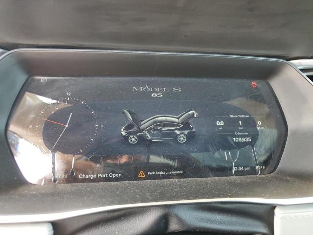 5YJSA1H17EFP60203 - 2014 TESLA MODEL S Սև լուսանկար 9