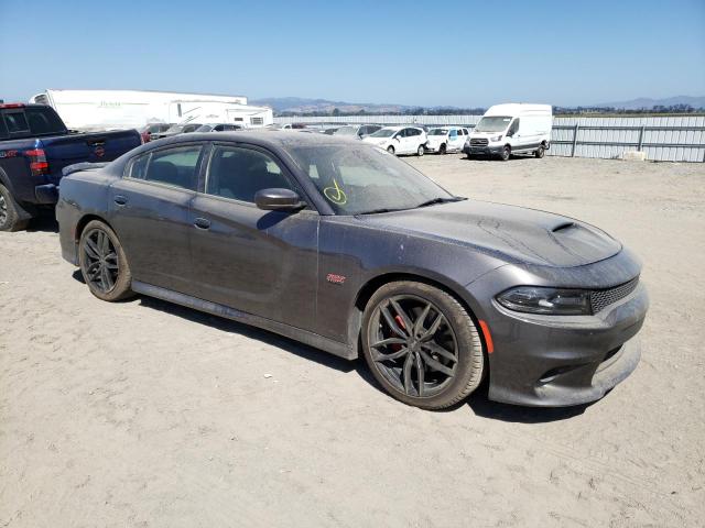 2C3CDXGJ3HH593146 - 2017 DODGE CHARGER R/T 392 GRAY photo 4