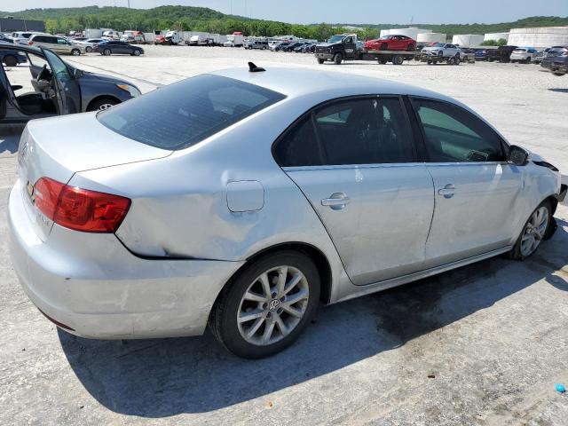 3VWDP7AJ5DM388453 - 2013 VOLKSWAGEN JETTA SE SILVER photo 3