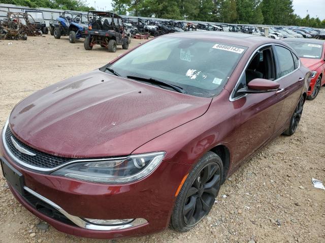 1C3CCCEG6FN664802 - 2015 CHRYSLER 200 C BURGUNDY photo 1