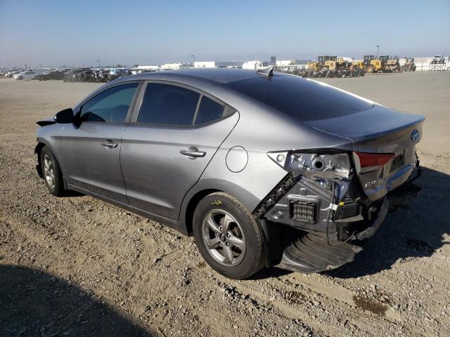 5NPD94LA6JH323587 - 2018 HYUNDAI ELANTRA ECO GRAY photo 2