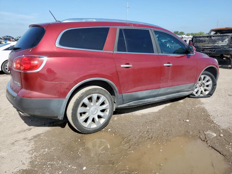 5GALRCEDXAJ182707 - 2010 BUICK ENCLAVE CXL RED photo 3