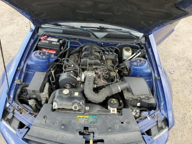 1ZVFT80N455144721 - 2005 FORD MUSTANG BLUE photo 11