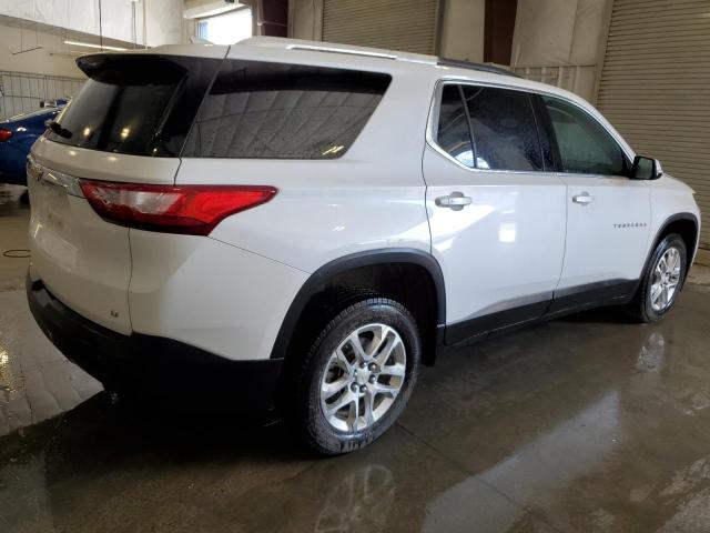 1GNEVGKWXJJ263424 - 2018 CHEVROLET TRAVERSE LT WHITE photo 3