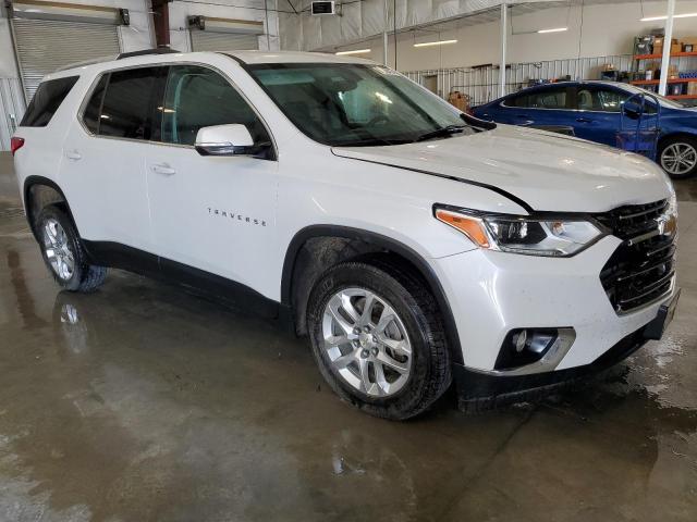 1GNEVGKWXJJ263424 - 2018 CHEVROLET TRAVERSE LT WHITE photo 4