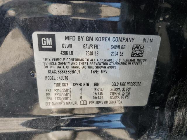 KL4CJBSBXEB665109 - 2014 BUICK ENCORE CONVENIENCE 黑色 照片 13