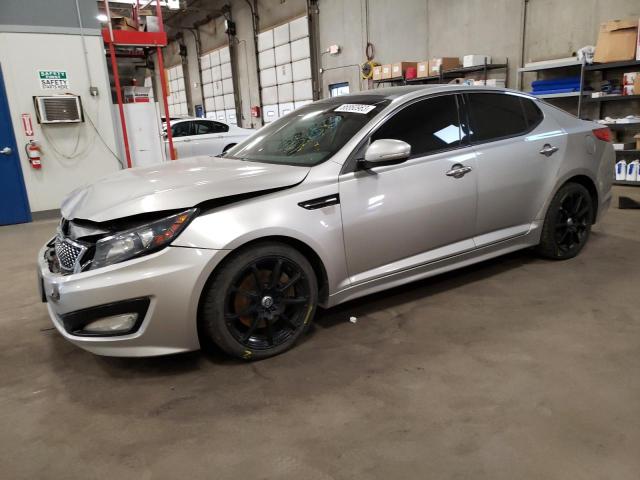 KNAGR4A67B5166517 - 2011 KIA OPTIMA SX SILVER photo 1