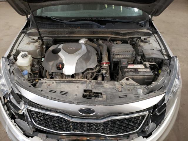 KNAGR4A67B5166517 - 2011 KIA OPTIMA SX SILVER photo 11