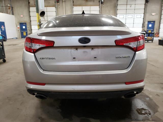 KNAGR4A67B5166517 - 2011 KIA OPTIMA SX SILVER photo 6