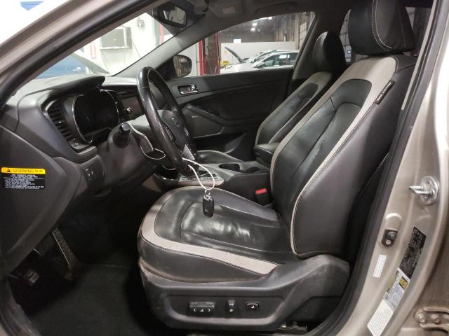 KNAGR4A67B5166517 - 2011 KIA OPTIMA SX SILVER photo 7