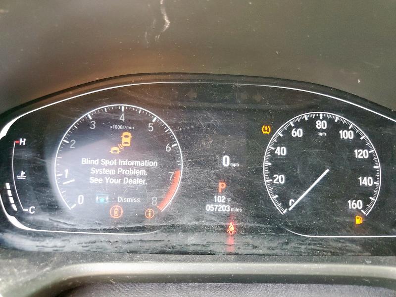 1HGCV2F30MA014669 - 2021 HONDA ACCORD SPORT Қара фото 9