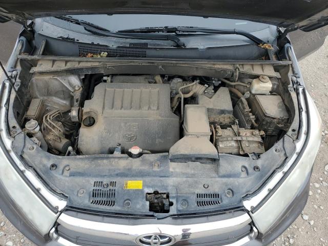 5TDKKRFH5GS141920 - 2016 TOYOTA HIGHLANDER XLE GRAY photo 12