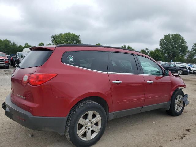 1GNKRGED2CJ405981 - 2012 CHEVROLET TRAVERSE LT BURGUNDY photo 3