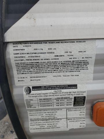 5SFPB3326GE301017 - 2016 HEARTLAND PROWLER ორფეროვანი ფოტო 10