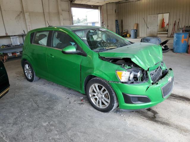 1G1JC6SB2F4114167 - 2015 CHEVROLET SONIC LT GREEN photo 4