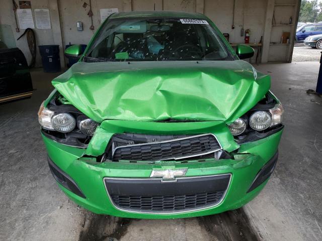 1G1JC6SB2F4114167 - 2015 CHEVROLET SONIC LT GREEN photo 5