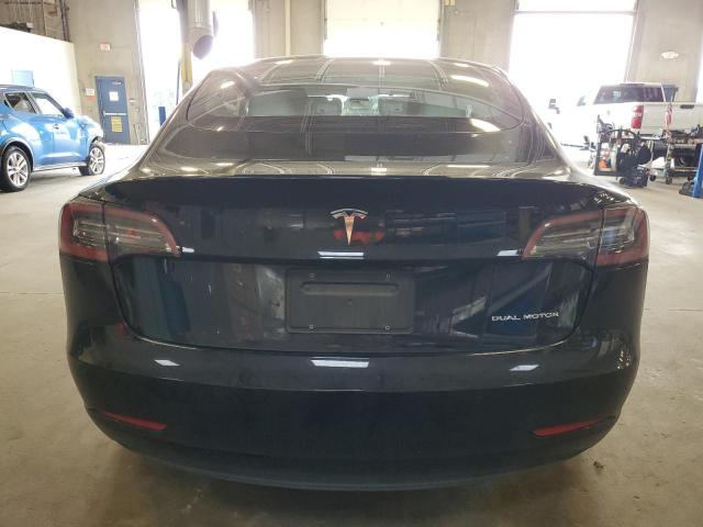5YJ3E1EB9NF180392 - 2022 TESLA MODEL 3 Սև լուսանկար 6