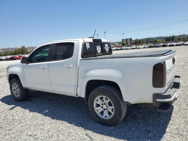 1GCGSCEN3M1128814 - 2021 CHEVROLET COLORADO LT WHITE photo 2