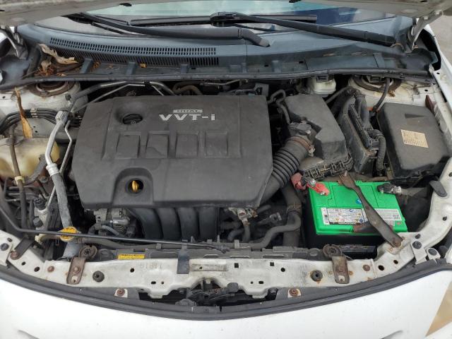 2T1BU4EE6AC470355 - 2010 TOYOTA COROLLA BASE WHITE photo 11