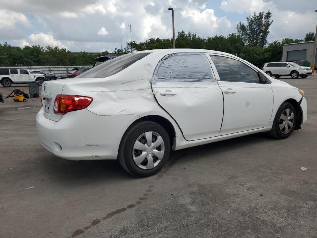 2T1BU4EE6AC470355 - 2010 TOYOTA COROLLA BASE WHITE photo 3