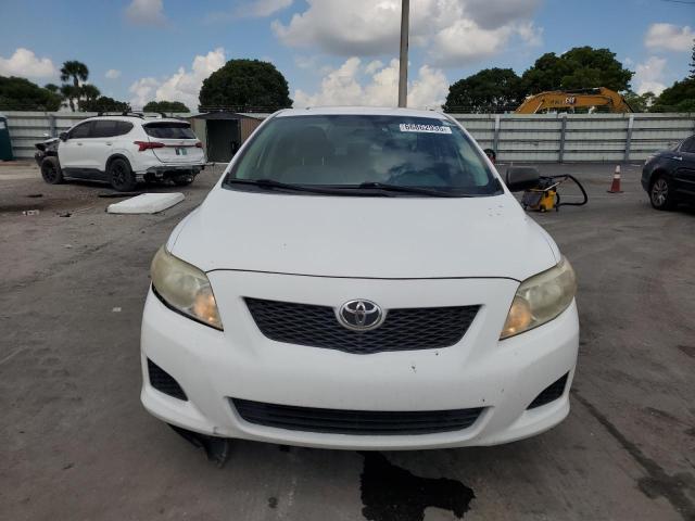 2T1BU4EE6AC470355 - 2010 TOYOTA COROLLA BASE WHITE photo 5
