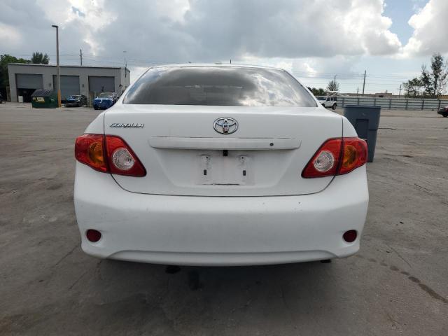2T1BU4EE6AC470355 - 2010 TOYOTA COROLLA BASE WHITE photo 6