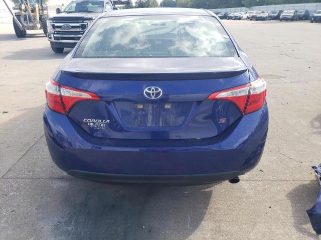 5YFBURHE9EP029544 - 2014 TOYOTA COROLLA L BLUE photo 6