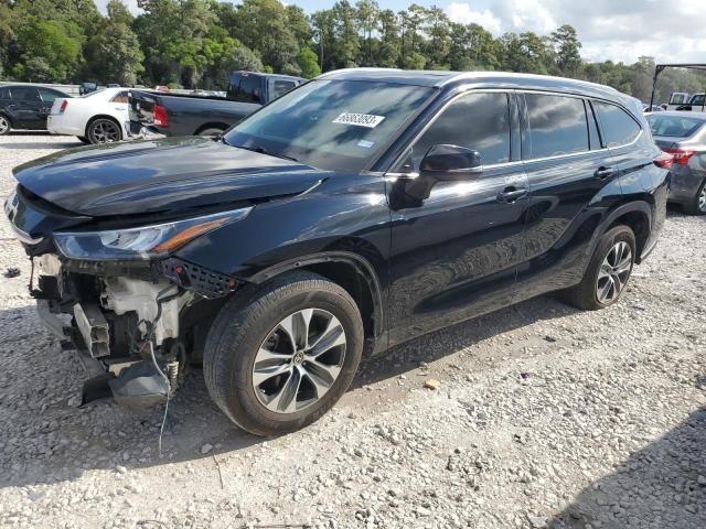 5TDGZRAH5LS503487 - 2020 TOYOTA HIGHLANDER XLE BLACK photo 1