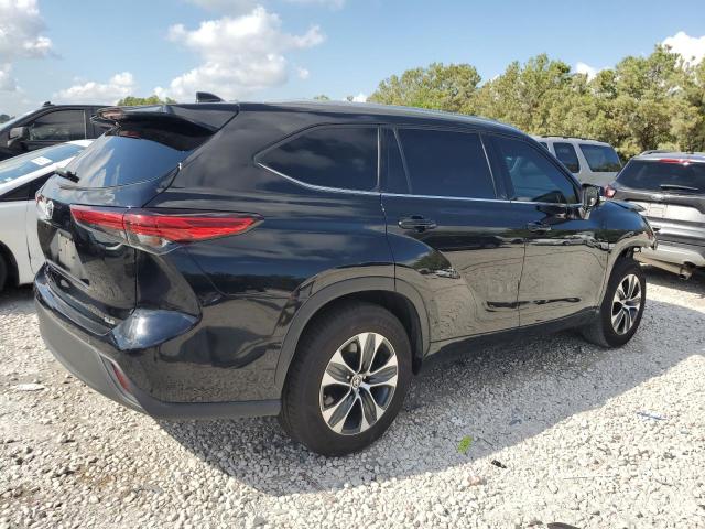 5TDGZRAH5LS503487 - 2020 TOYOTA HIGHLANDER XLE BLACK photo 3